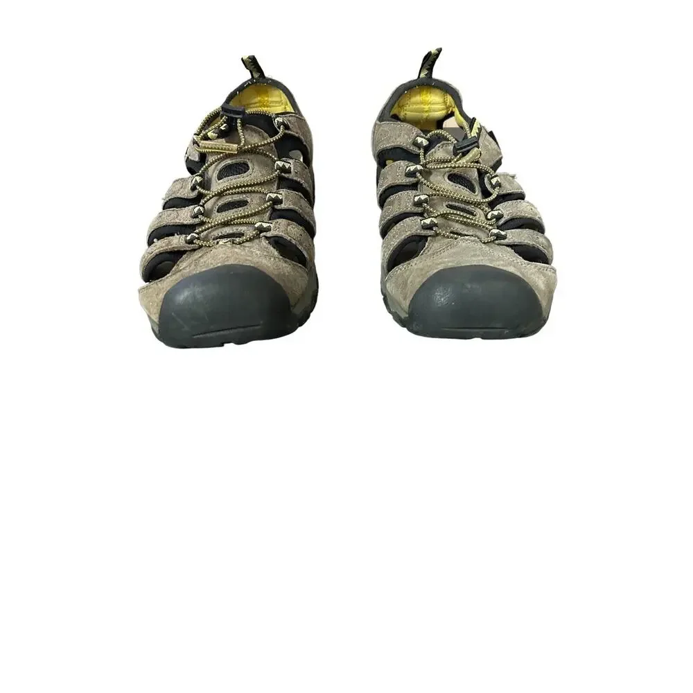 Eddie Bauer Brown‎ Men’s Shoes 13 M Sandal. Breathable. Outdoors Bungee Lace